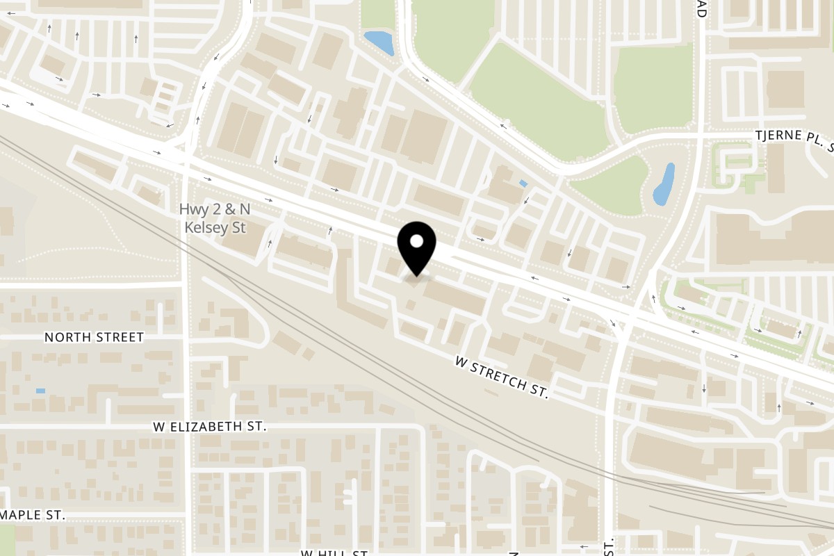 Map showing the location of Taco-Queto on 19090 US-2 in Monroe